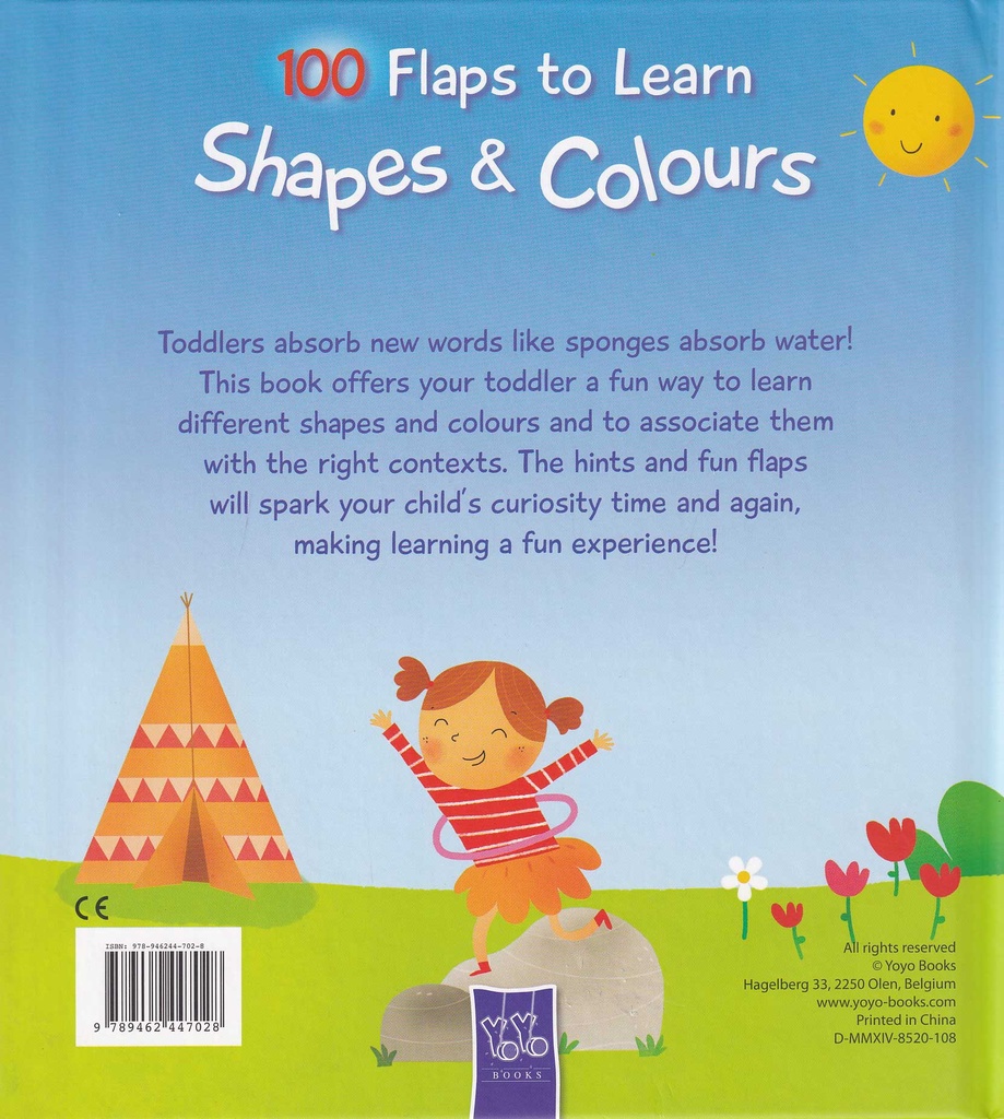 100 Flaps to learn shapes & colours-خلف