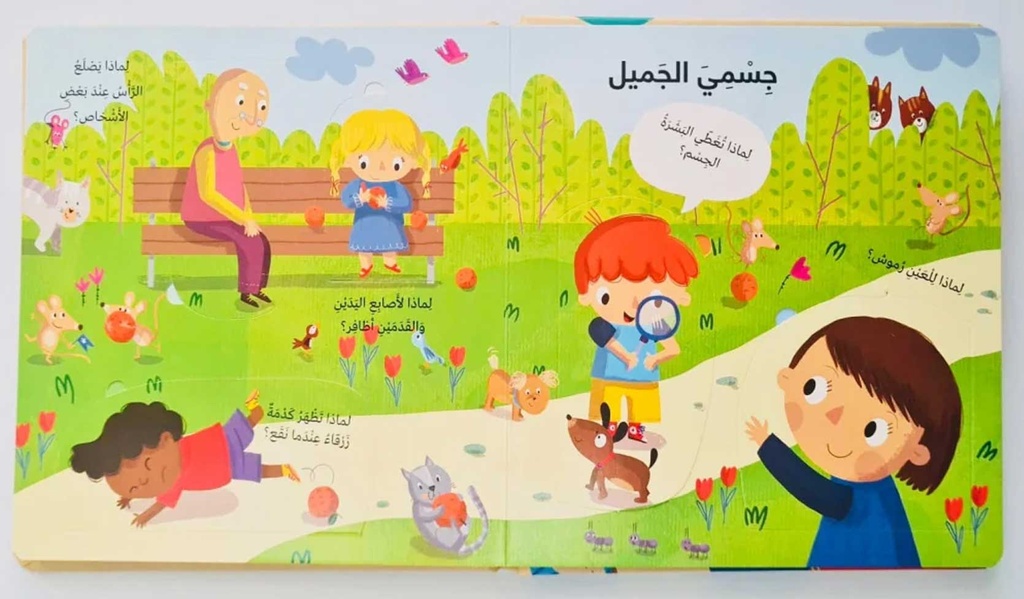 لماذا؟ جسمي - أسئلة وأجوبة للصغار-مثال
